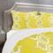 Designart 'Yellow Pattern' Modern Bedding Set - Duvet Cover & Shams